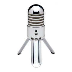 Samson Meteor Mic USB Studio Condenser Microphone – Silver – SAMTR