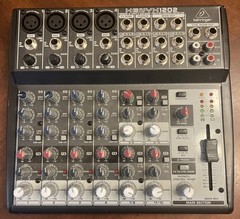 Behringer XENYX 1202 12-Input 2 Bus Analog Mixer – Untested, Sold As-Is