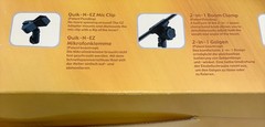 Hercules Stands MS605B Quik-N-EZ Microphone Stand Mic Clip Boom Clamp EZ Glide