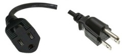 ProX 10 Ft. 120 VAC Extension Cord NEMA 5-15P to NEMA 5-15R 14AWG (18 Amp)