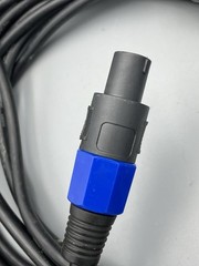 SpeakON to RAW 12 GA Indoor Speaker Cable- Various Lengths 10 – 100 ft