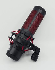 HyperX QuadCast Wired Multi-Pattern Electret Condenser Microphone – HX-MICQC-BK