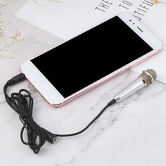 Mini Microphone 4 Pack Omnidirectional Stereo Mic for Voice Recording Phone