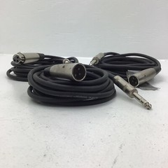 1lb of Live Wire Shielded Audio Interconnect Cables 3 total cables