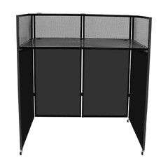 DJ Display Stand, DJ Event Booth Facade, Portable DJ Facade Booth Table, DJ Cont