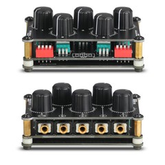 Low Noise 4 Channel 3.5mm Pro Audio Passive Sound Line Mixer Live Studio Console