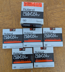 Roland Sound Library QUICK DISK (QD) L-111 Disks #061-065 Brass & Wind Vol.2