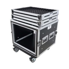 ProX T-8RSP 8U Space Shockproof Amp Rack Pro Audio ATA Flight Case 20″ Depth …