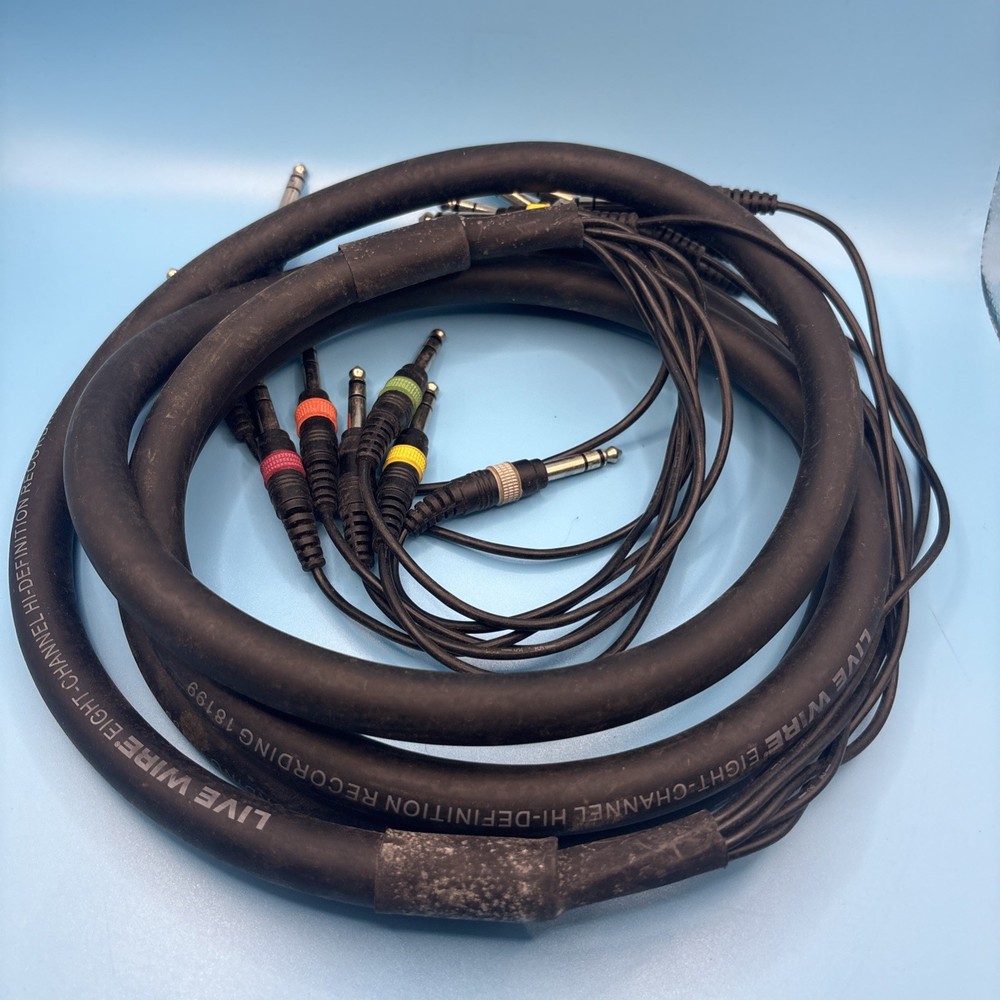LIVE WIRE Eight-Channel Hi-Definition Recording 18199 Cable 9+ Ft