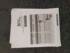 Mackie MCU PRO USB MIDI Universal DAW Mixer Control Surface Open box
