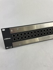 Bittree B52T-2WNHD 2×26 2RU Panel Black Normalling NonTerminating Audio Patchbay