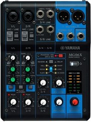 Yamaha MG06X 6ch Compact Stereo Mixer Effects
