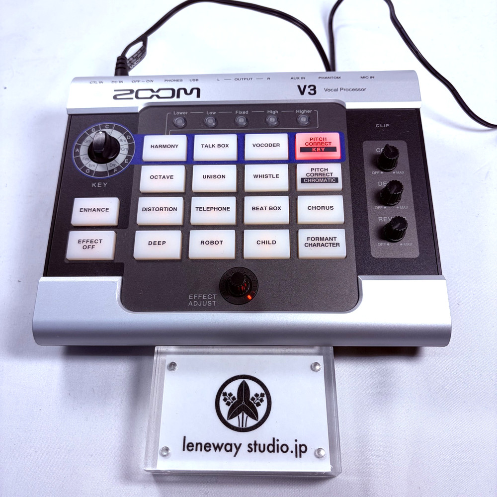 ZOOM V3 Vocal Processor Voice Effects Multi-Effect Voice Changer Free Shipping