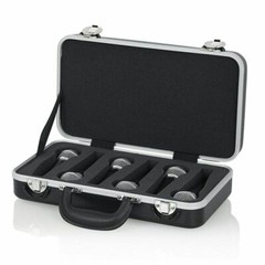 Gator Cases GM-6-PE 6 Space Polyethylene Case For 6 Microphones – FAST Shipping