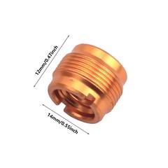 6 PCS Gold Microphone Holder 5/8″ to 3/8″ Threaded Adapter Stand Screws
