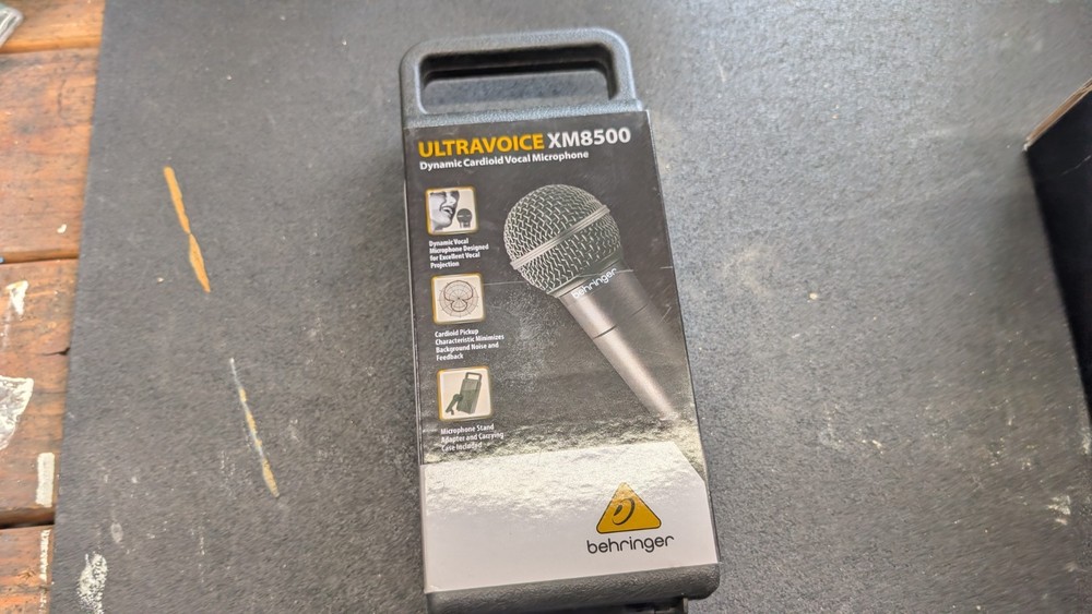 Behringer XM8500, Wired Microphone, Cardioid, 20Db, 3000Hz, 1000Hz, 1000Mv, 1000
