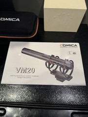 Comica VM20 Shotgun Microphone Super Cardioid Camera-Mount USB-C OLED Filter