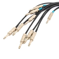 Lot of 9 Pro Co / Unbranded 1/4″ Patch Cables Assorted Lengths