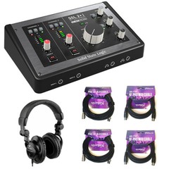 Solid State Logic SSL 2+ MKII – Audio Interface w/ Headphones, XLR & MIDI Cable