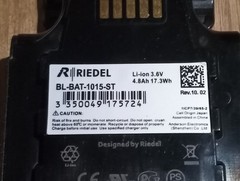 RIEDEL BOLERO BATTERY – Rechargable Lithium Ion