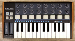 Arturia MiniLab USB MIDI Keyboard Controller 25-Key Wood Sides