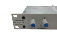 Furman X-312 Rack Mount Stereo Crossover 2-Way 3-Way Configurations 1990s WORKS