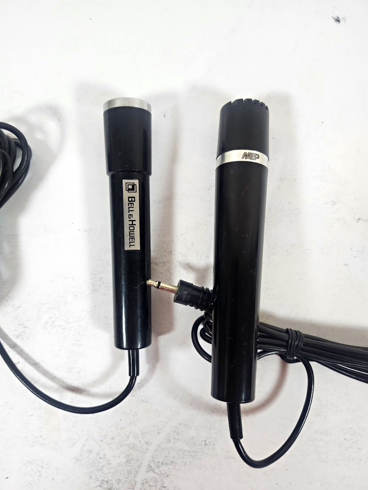 Belle Howell MEP Wired Handheld/Stand-Held Microphone, 3.5mm TS, Black