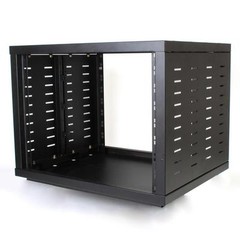 12RU 19″ Portable Equipment Storage Rack Mount Case on Wheels 12U gear PA DJ NEW