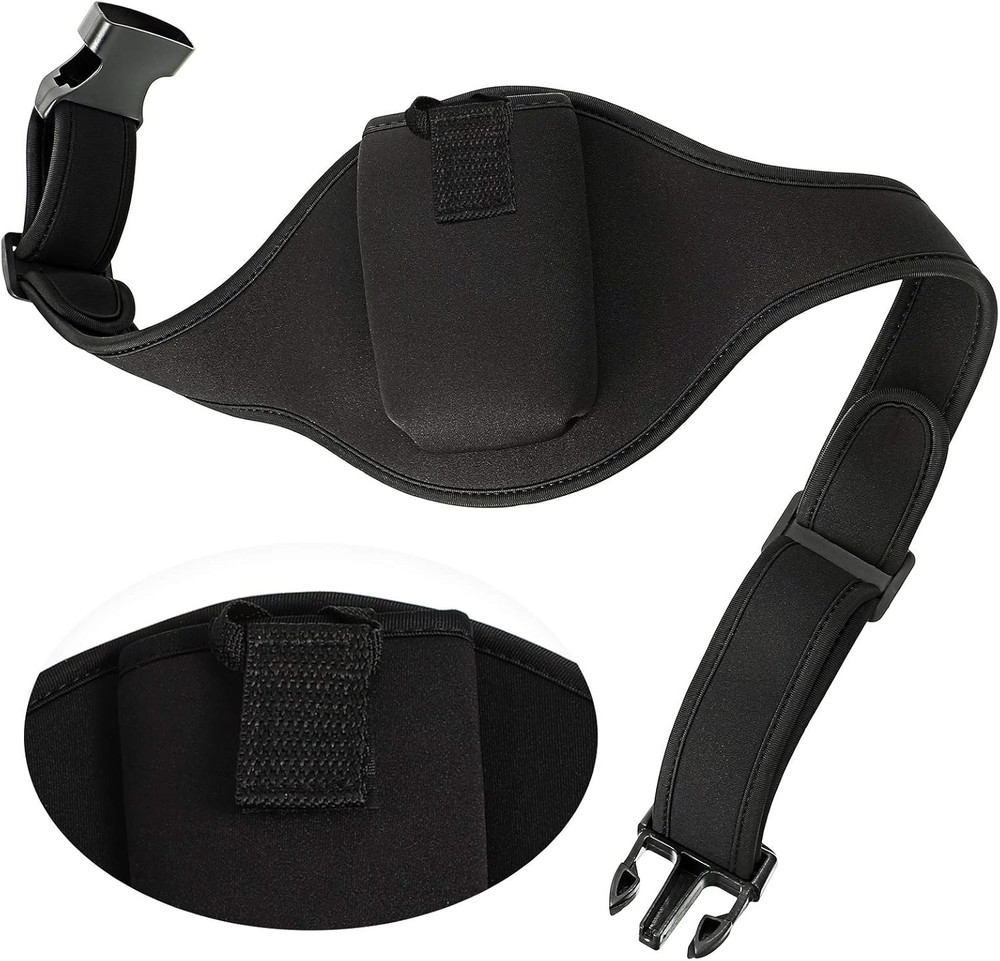 Weewooday 1 Pack Mic Belt Adjustable Microphone Holder Pack Carrier Pouch Secure