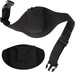 Weewooday 1 Pack Mic Belt Adjustable Microphone Holder Pack Carrier Pouch Secure
