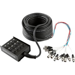 Musician’s Gear Stage Snake 8 x 4 in. 50 ft.