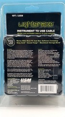 (Guitar To USB) SoundTech LightSnake STUSBG10 Luminescent Cord
