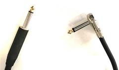 10ft 1/4″ Right Angle HD Audio Instrument Cable Guitar Bass Amp Cord Wire VWLTW