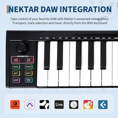 GRAVEE 37-Key USB MIDI Keyboard Controller Portable w/ Velocity Music Production