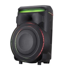 18in Pull Rod Outdoor Portable Bluetooth Party Speaker 18500W with LED Lights