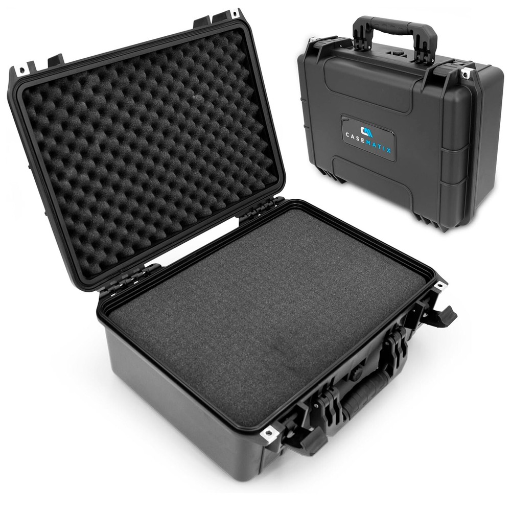 CM Waterproof Hard Case with Customizable Foam for Items up to 15.5″ x 9.5″ x 5″