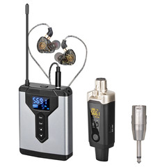 Stereo UHF In-Ear Monitoring Wireless System DT1/2/4 Transmitter and Receiver of