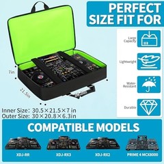 Padded DJ Controller Storage Bag Case for XDJ-RX2, XDJ-RX3, DDJ-REV5, Prime 4 &