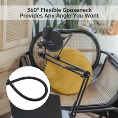 Mic Pop Filter Screen for Microphones Vocal Recording Live – Gooseneck Clamps