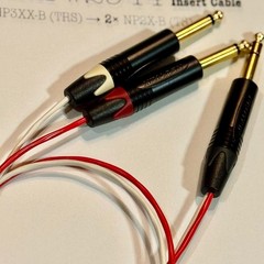 Mogami 2944 Insert Cable – TRS to Dual TS (Send/Return) – Neutrik – Ultra Slim