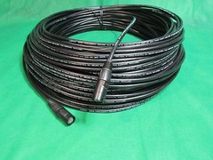 250 Ft CAT 5e STP Shielded Ethernet Black Cable w/Neutrik EtherCon RJ45 plugs.