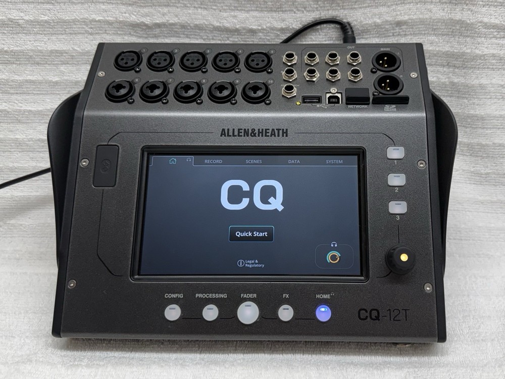 Allen & Heath CQ-12T Compact 12-Channel Digital Mixer with Touchscreen