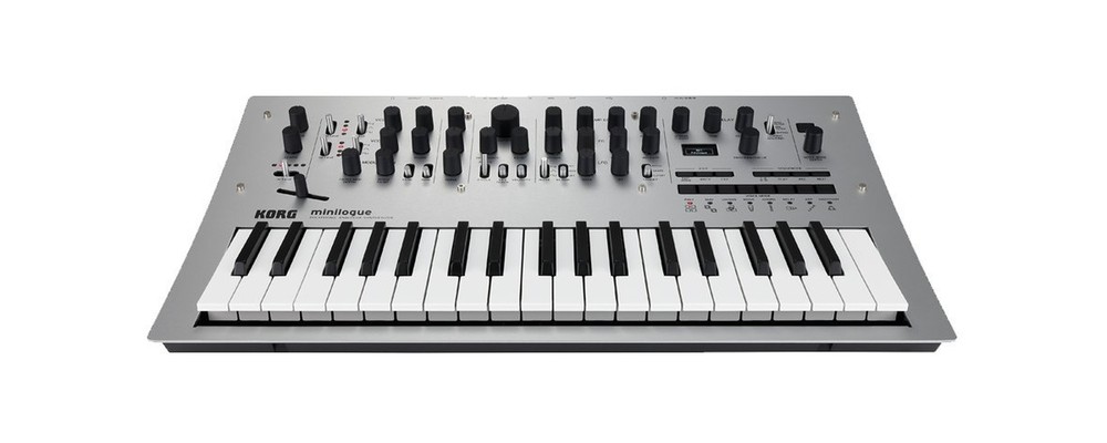 Korg Minilogue 4-Voice Polyphonic Analog Synth with Presets