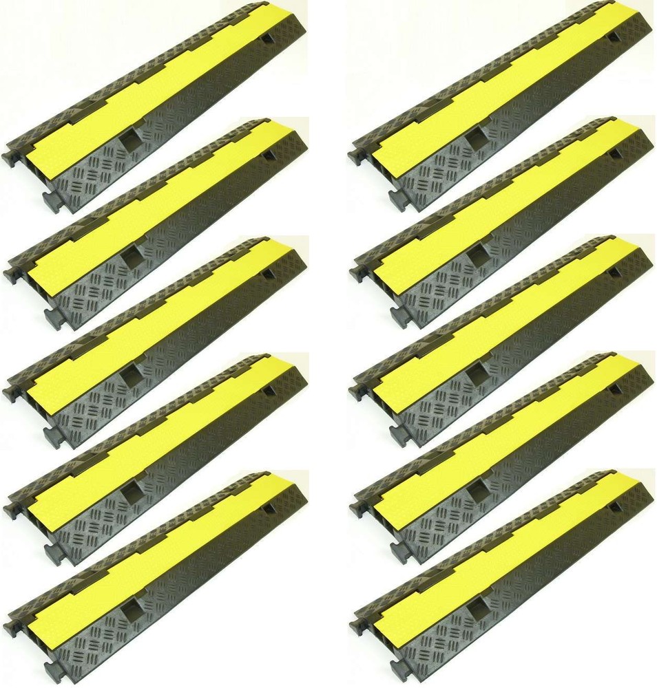 10x 2 channel cable bridge eco cable duct rubber bridge cable protector cable protection