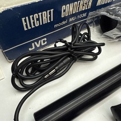 JVC Electret Condenser Stereo Microphone Model MU-203E – IMP 1k – Excellent