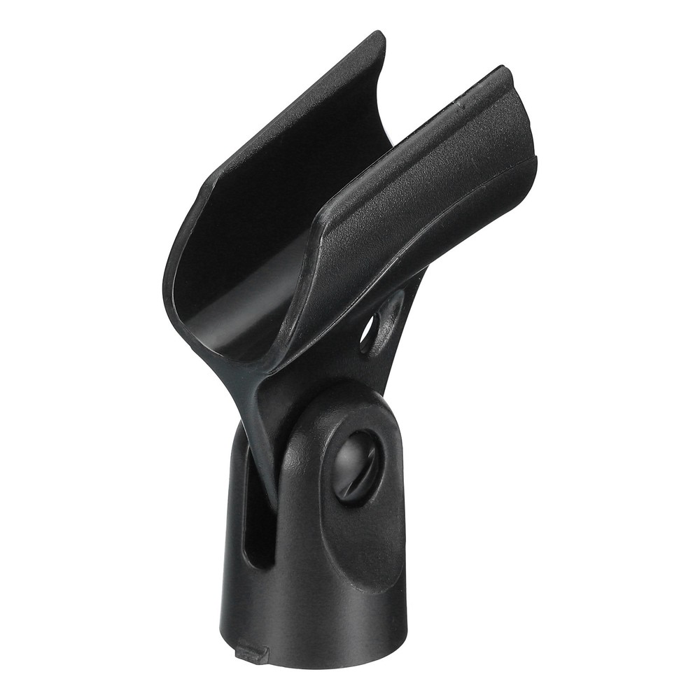 Mic Holder 2mm-33mm Plastic Interface with 3/8 Metal Adapter Black 1 Pcs