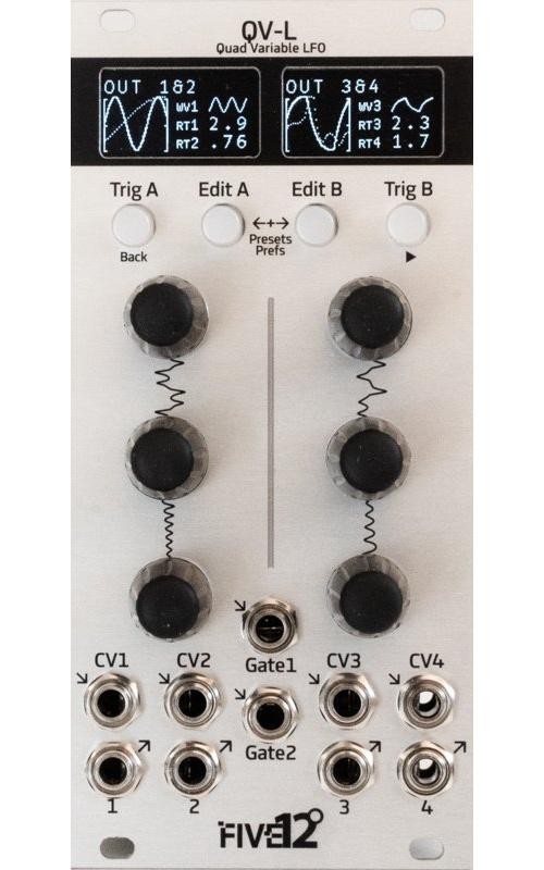 FIVE12 QV-L QUAD VARIABLE LFO : NEW : [DETROIT MODULAR]