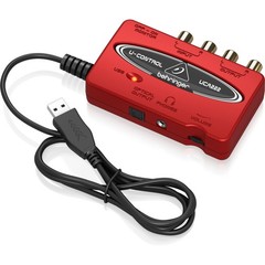 Behringer U-CONTROL UCA222 Ultra-Low Latency 2 In/2 Out USB Audio Interface w…