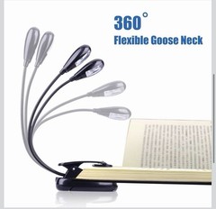 Music Stand Light Pack Clip on LED Book Reading Black POWER CHARGER CORD ONLY