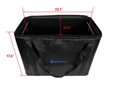 Rockville RRB55 5U Rack Bag Double-Sided Case with 16″ Depth + Shoulder Strap